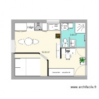 Appartement 1er étage droit vide