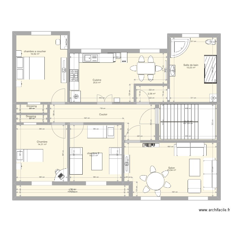 mon plan de maison milano. Plan de 12 pièces et 139 m2