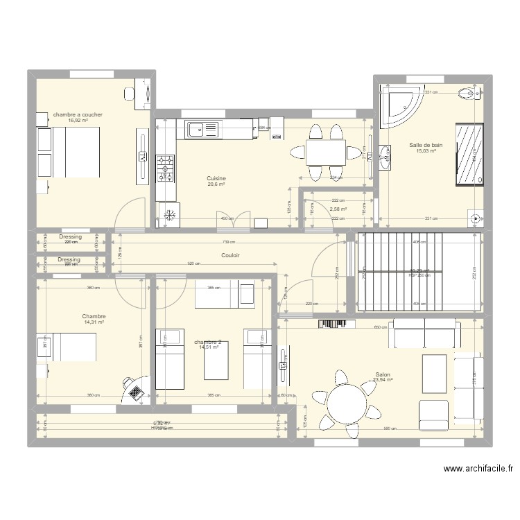 mon plan de maison milano. Plan de 0 pièce et 0 m2