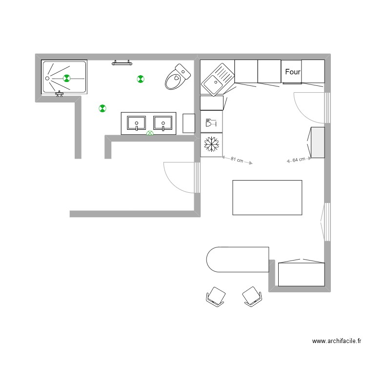 SdB Gilles V07. Plan de 0 pièce et 0 m2