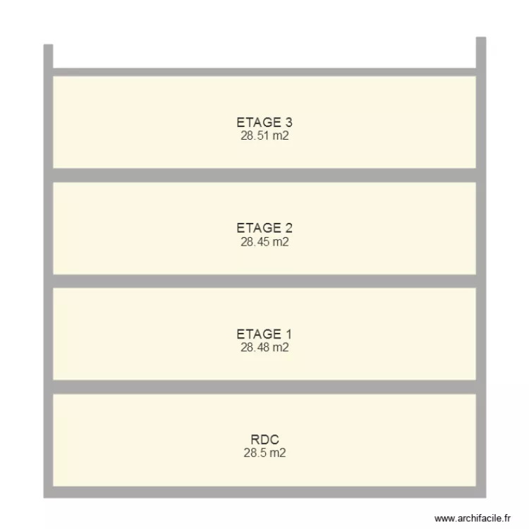 VUE FACE SCI CARRIERES. Plan de 