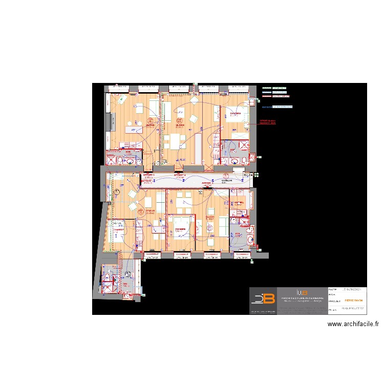 St etienne 4 studios ste catherine. Plan de 0 pièce et 0 m2