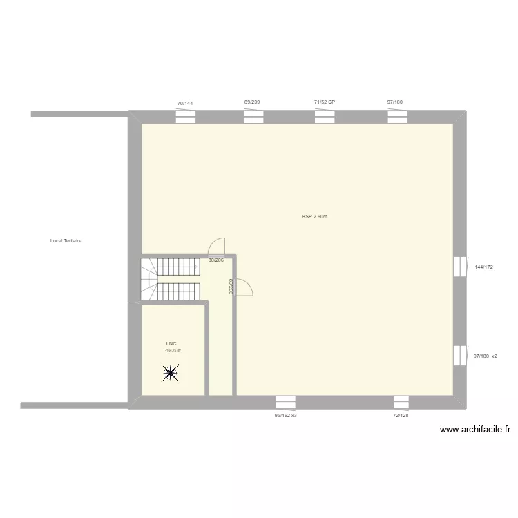 Le Couvent ML23010034. Plan de 