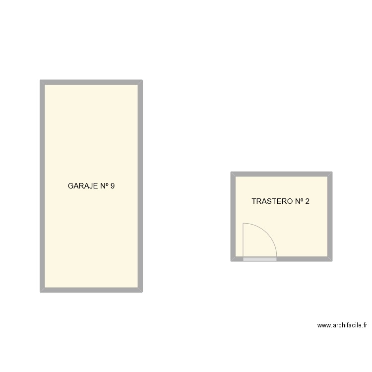 TRASTERO Y GARAJE DR. FLEMING 36. Plan de 2 pièces et 15 m2