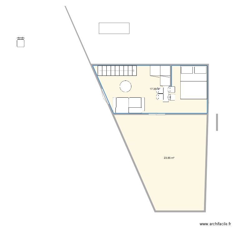 studio lolo bis3. Plan de 0 pièce et 0 m2