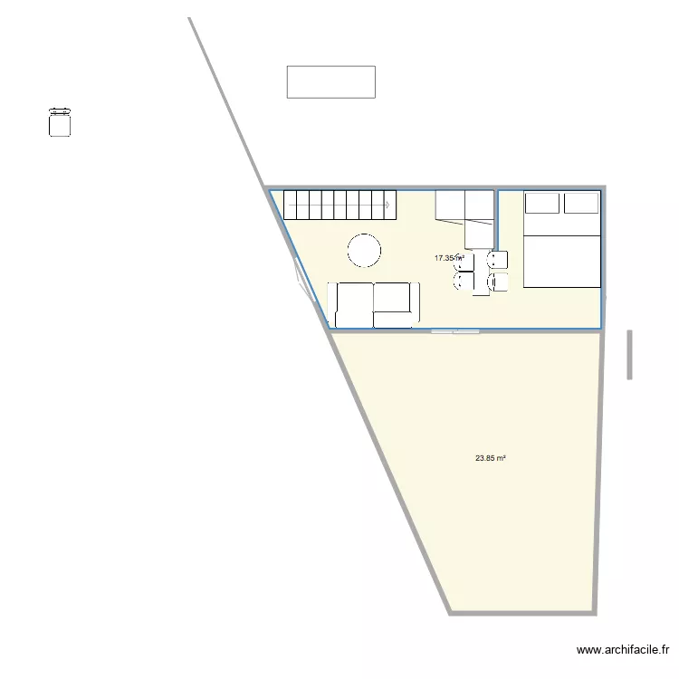 studio lolo bis3. Plan de 