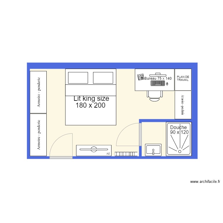 suite parentale sophie. Plan de 0 pièce et 0 m2