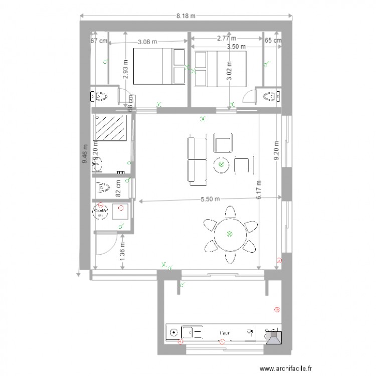 projet maison 1. Plan de 0 pièce et 0 m2