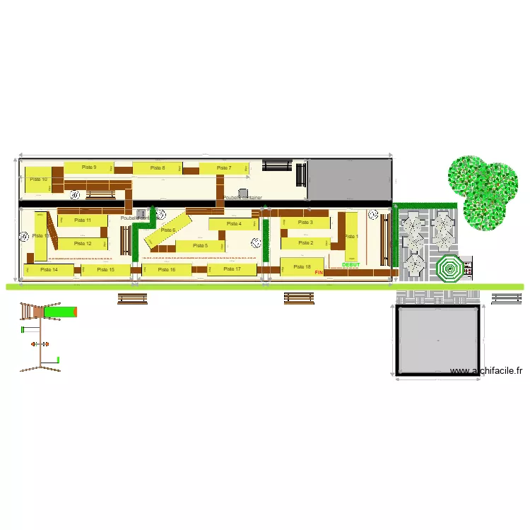 Terrain de chokier. Plan de 