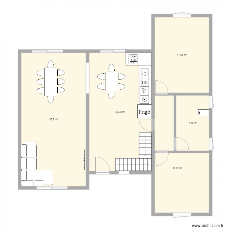 maison saint hilaire. Plan de 0 pièce et 0 m2