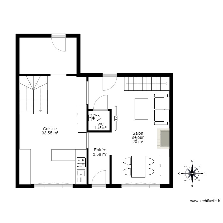 411363 ISSADJY CELARD. Plan de 0 pièce et 0 m2