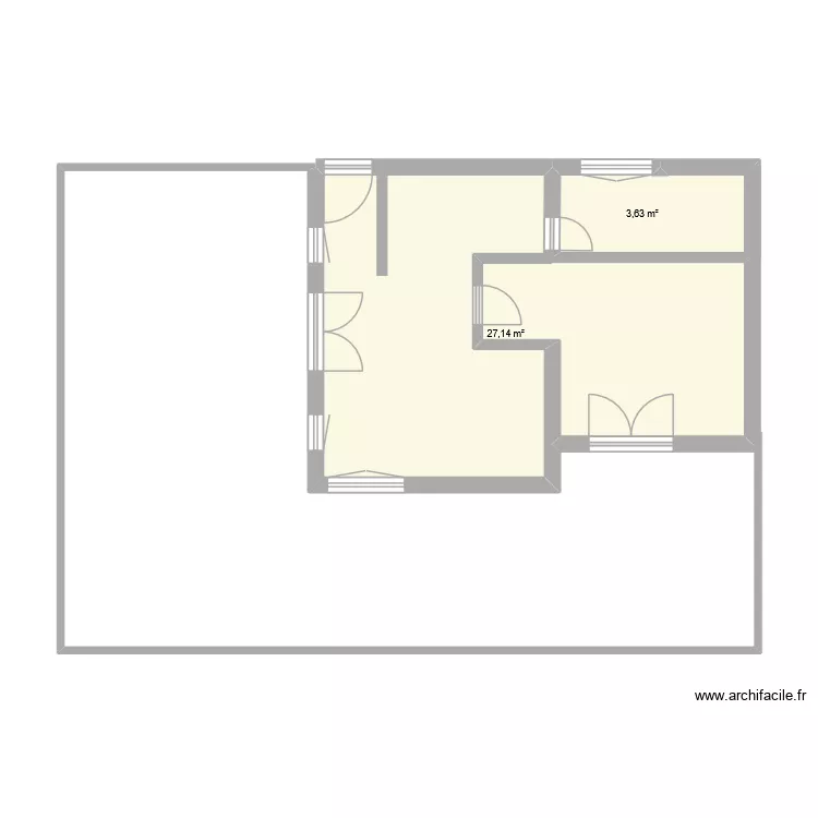 proposition 2. Plan de 2 pièces et 31 m² proposition 2. Plan de 2 pièces et 31 m²