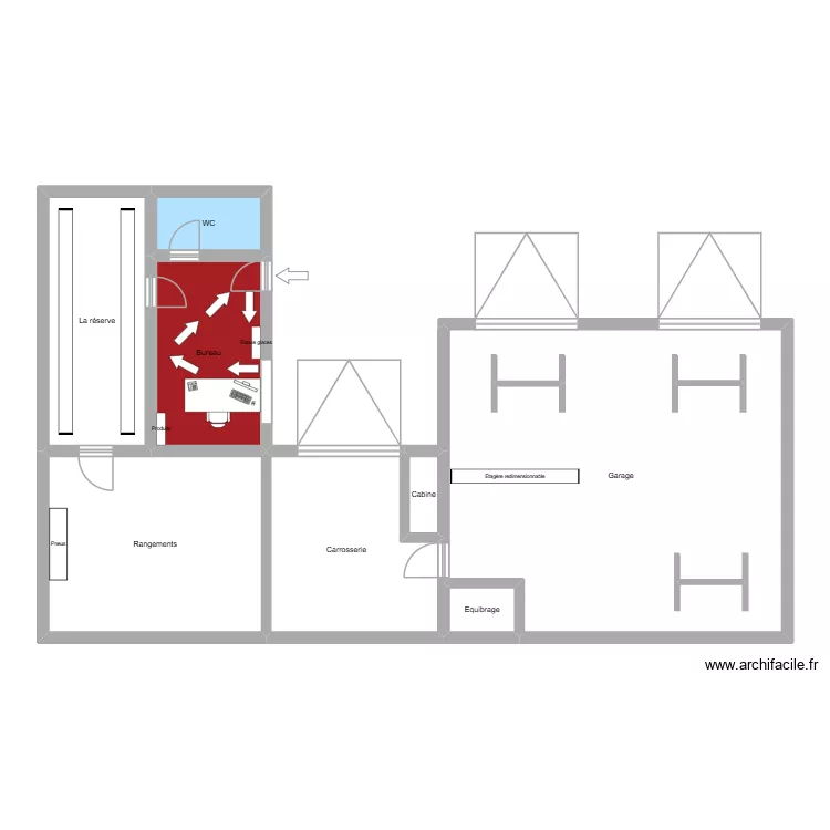 Cassie BTS. Plan de 8 Pièces et 117 m²