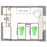 Chambre b&eacute;b&eacute; double