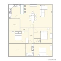 plan de maison 8m x 15m