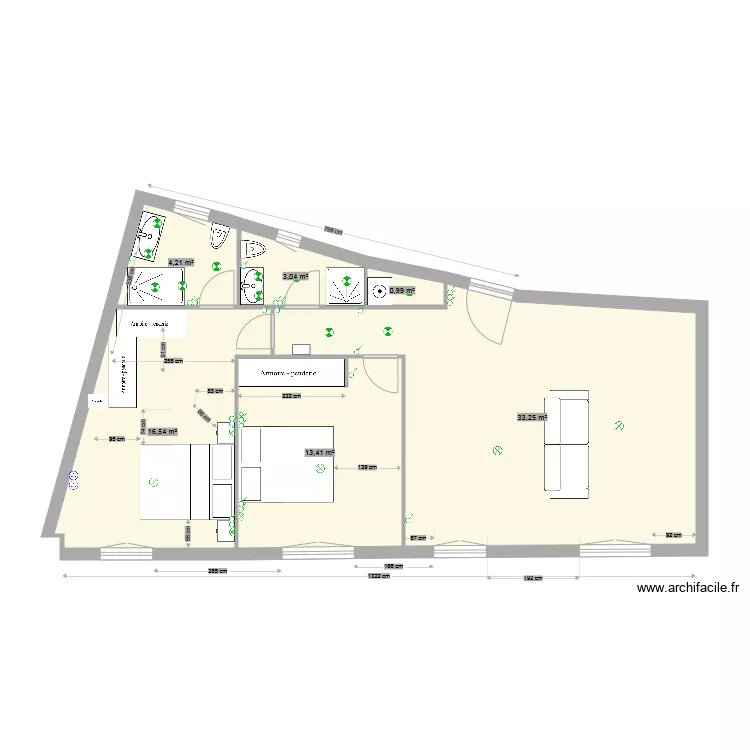 plan antibes 3 eclairage. Plan de 