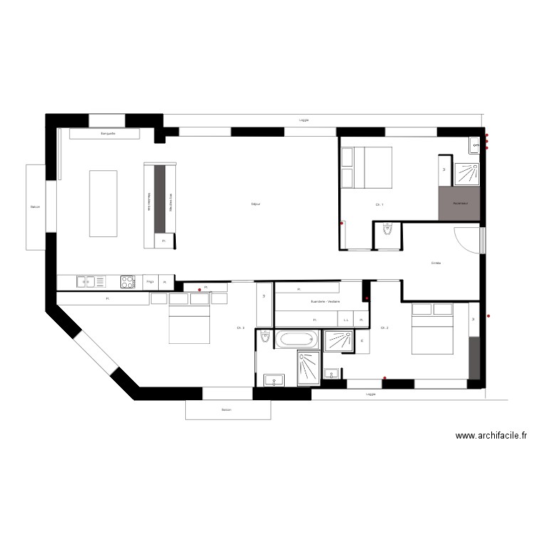 Plan 9 quai Jean Moulin 24 07 2019. Plan de 0 pièce et 0 m2