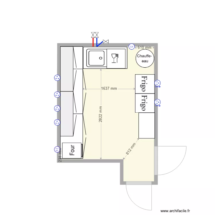 CRECHE LAVANS. Plan de 