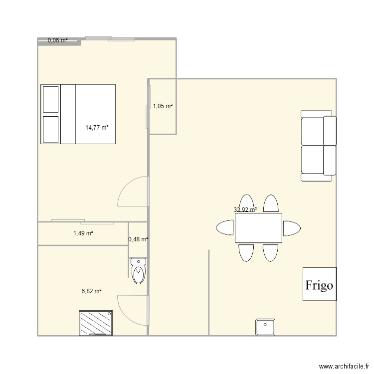 Jeannine. Plan de 0 pièce et 0 m2