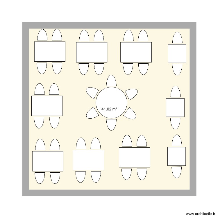 carré table roof top 1. Plan de 0 pièce et 0 m2