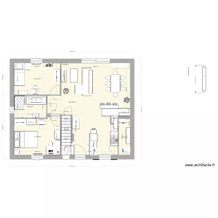 MAISON MARION . Plan de MAISON MARION . Plan de