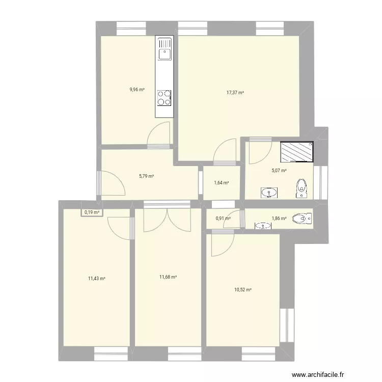 Lux projet. Plan de 