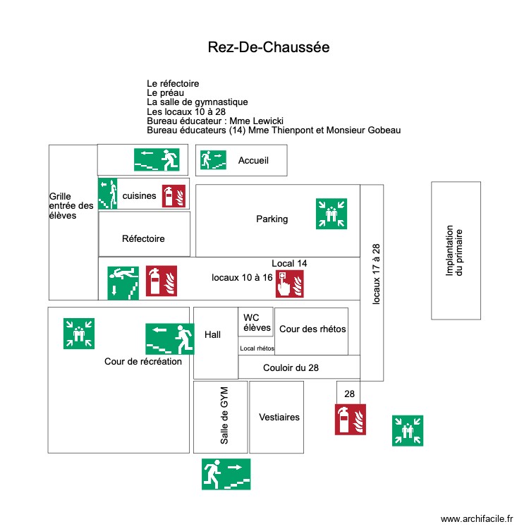 Plan – RDC plan général – Par Pituf ️ | ArchiFacile