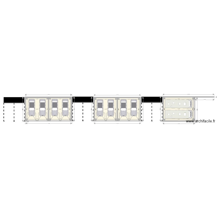 BCO 2. Plan de 5 pièces et 197 m2