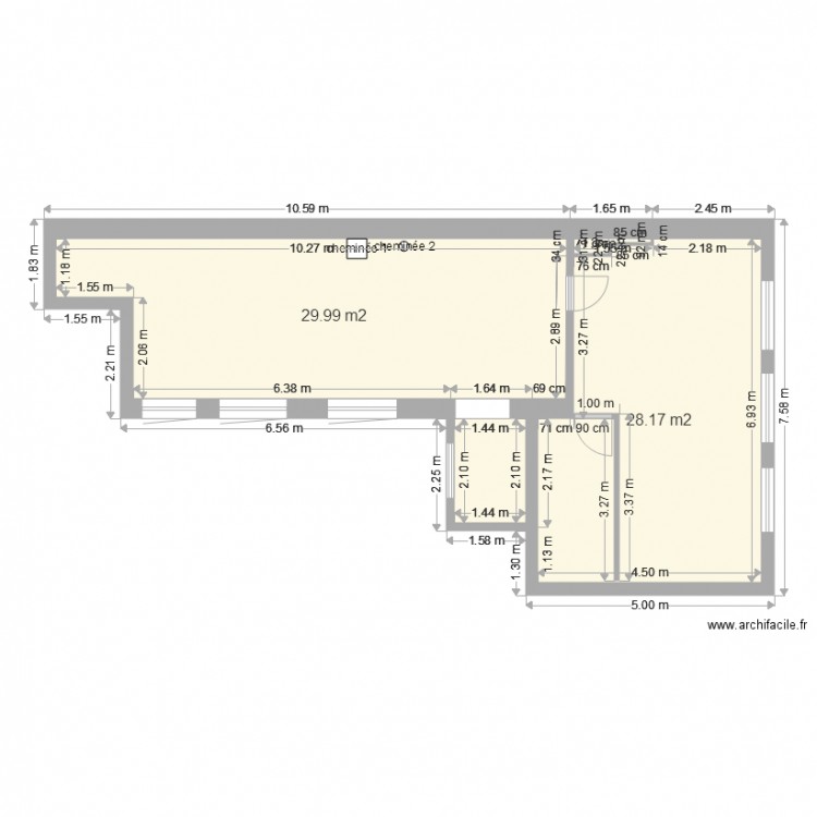 final Wohnung. Plan de 0 pièce et 0 m2