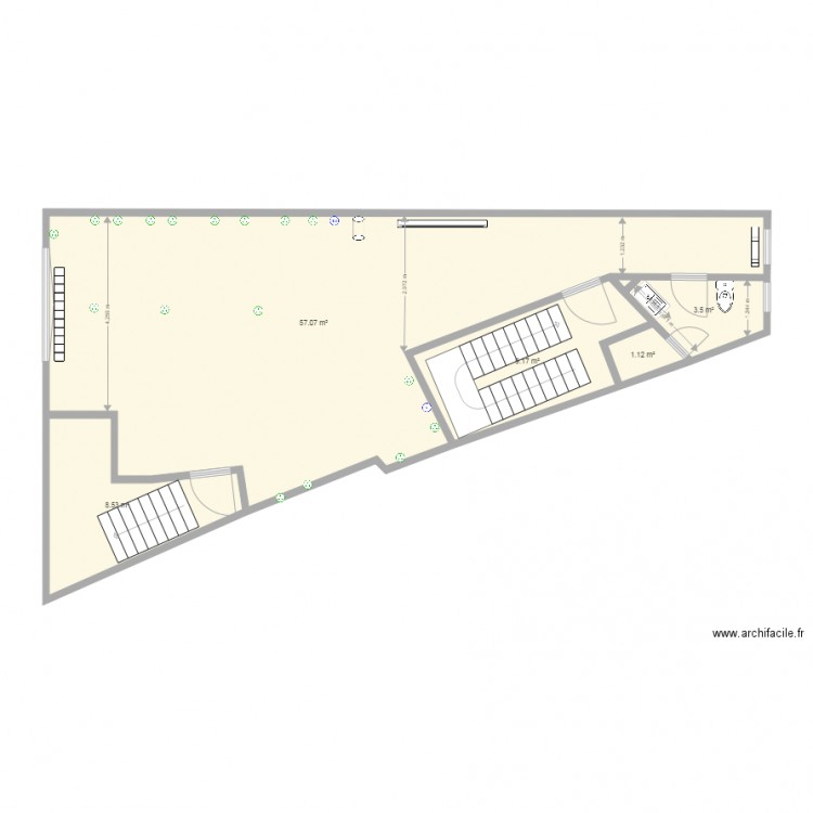 incubateur 2e étage. Plan de 0 pièce et 0 m2