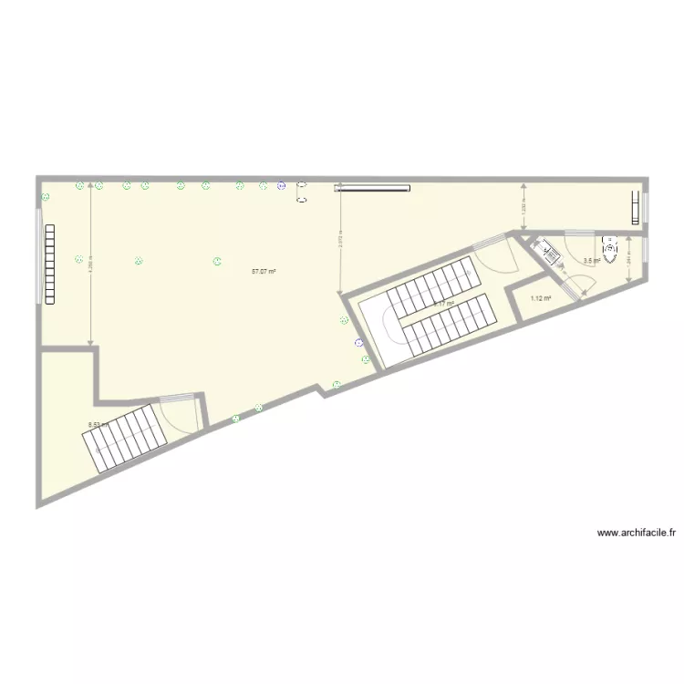 incubateur 2e &eacute;tage. Plan de 
