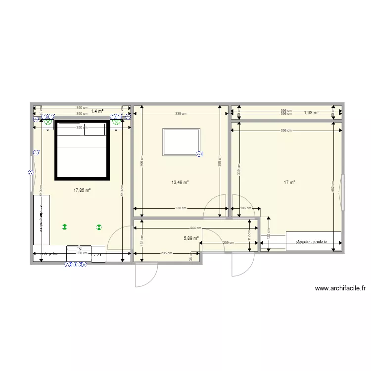 Plan CHAMBRE. Plan de 