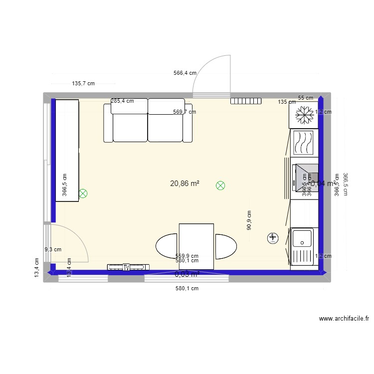 Plan PM Pièce Principale 3 validé. Plan de 0 pièce et 0 m2