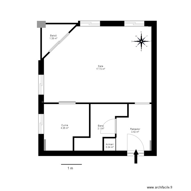 Edifici Xalet Mestral 1 5 encamp. Plan de 0 pièce et 0 m2