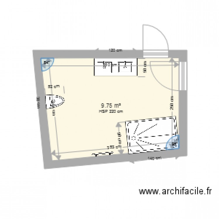 sdb. Plan de 0 pièce et 0 m2