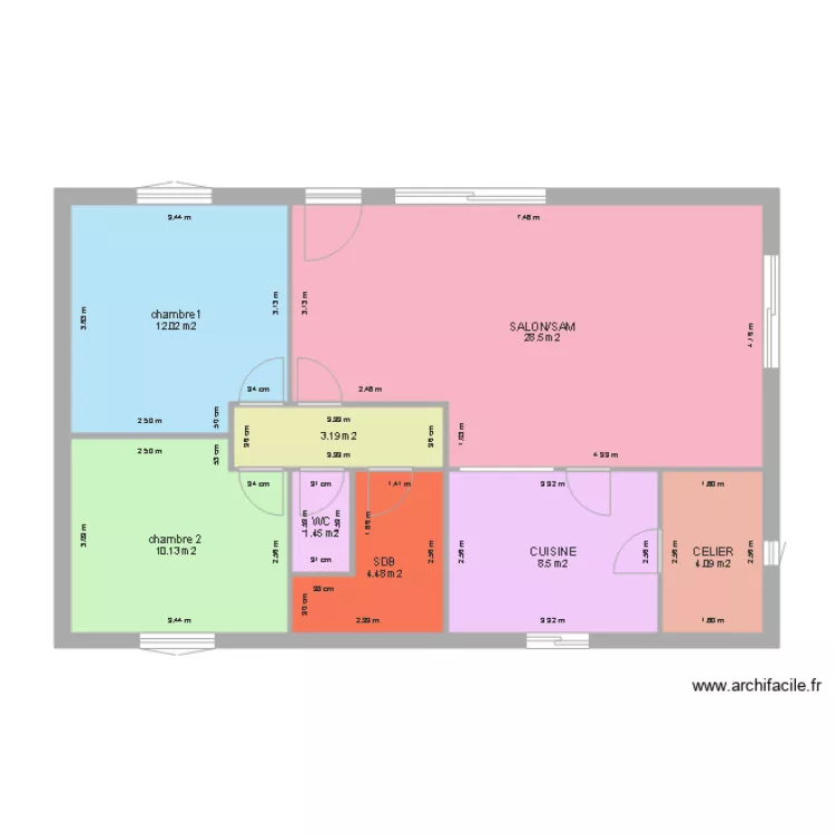 maison sic 2. Plan de 