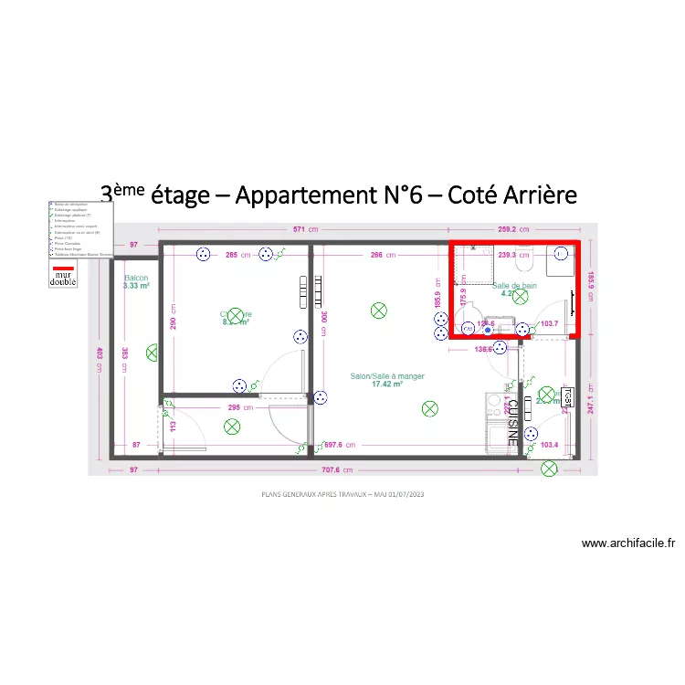 TULLE APPART 6 CHVL. Plan de TULLE APPART 6 CHVL. Plan de
