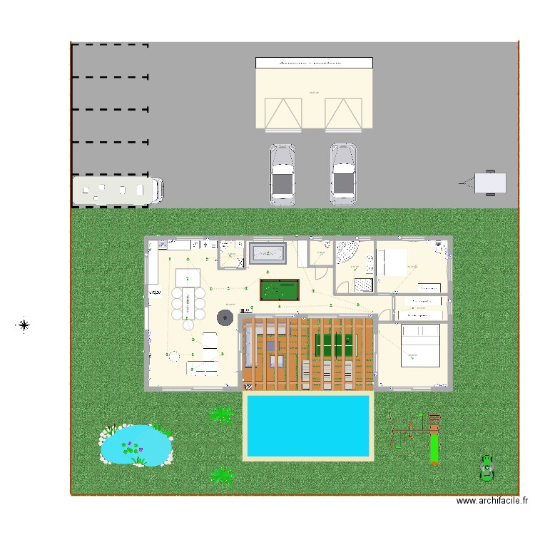 Maison Technologie industriel. Plan de 0 pièce et 0 m2