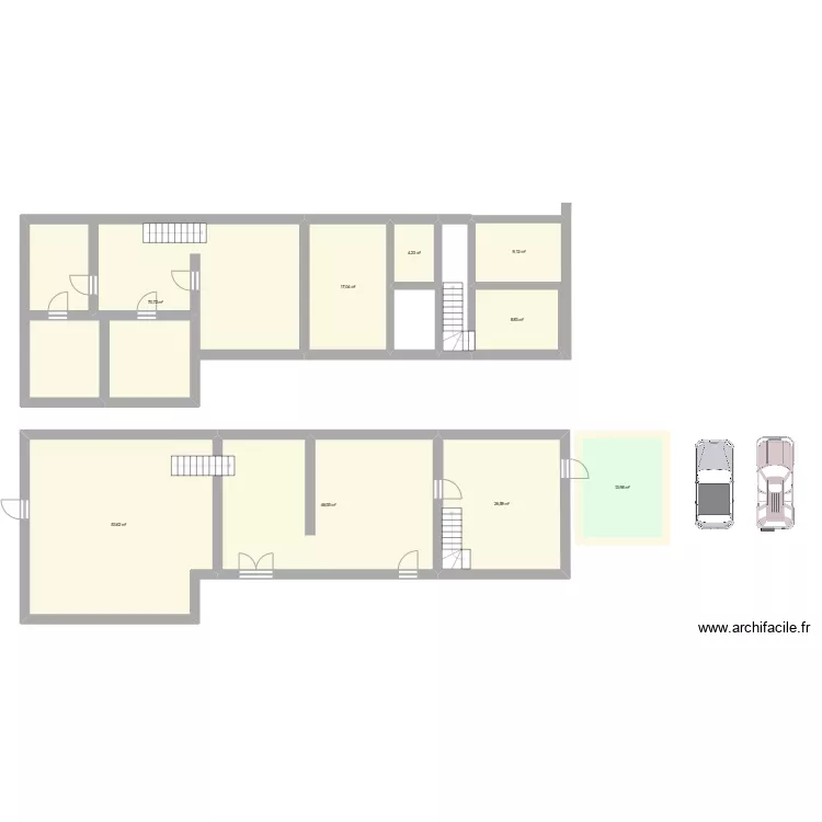 ASNIERES. Plan de 