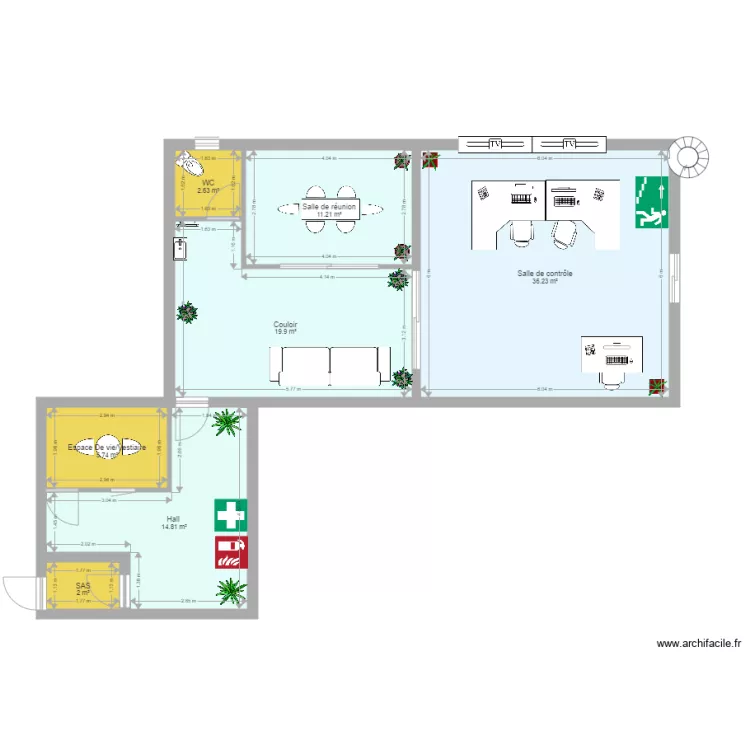 PCS LIONI. Plan de 