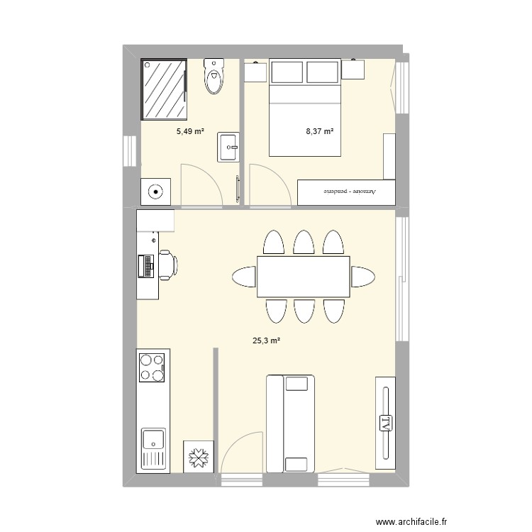 APP. Plan de 0 pièce et 0 m2