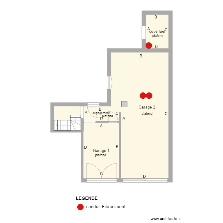 Habitation bodereau rdc. Plan de 0 pièce et 0 m2