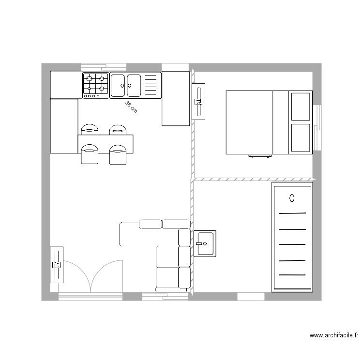 mobil home 2. Plan de 0 pièce et 0 m2