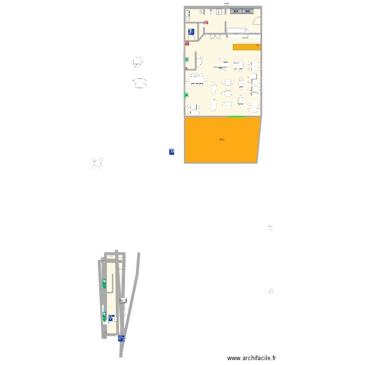 piece. Plan de 0 pièce et 0 m2