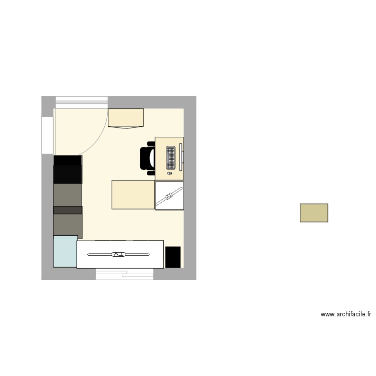 Bureau 6. Plan de 0 pièce et 0 m2