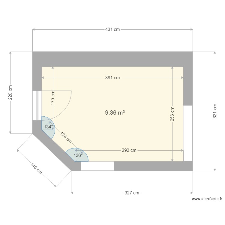 Plan cuisine Daniel. Plan de 0 pièce et 0 m2