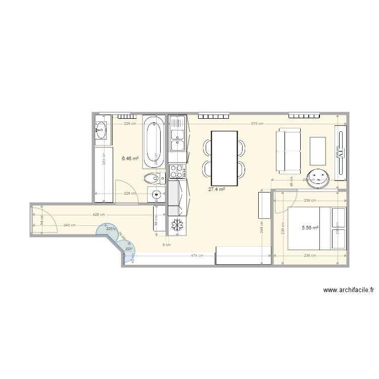 Appt Marianne 3. Plan de 0 pièce et 0 m2