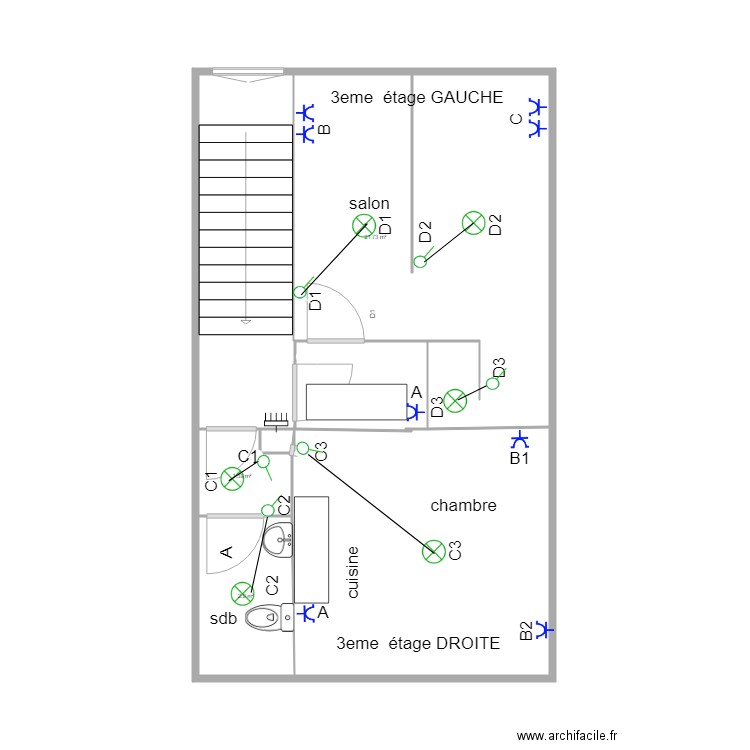Arif 145 3eme GAUCHE. Plan de 0 pièce et 0 m2