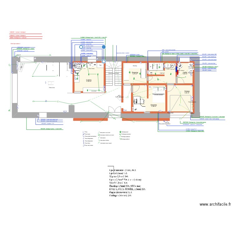 Grange electricité 21/11 14:48. Plan de 6 pièces et 51 m2