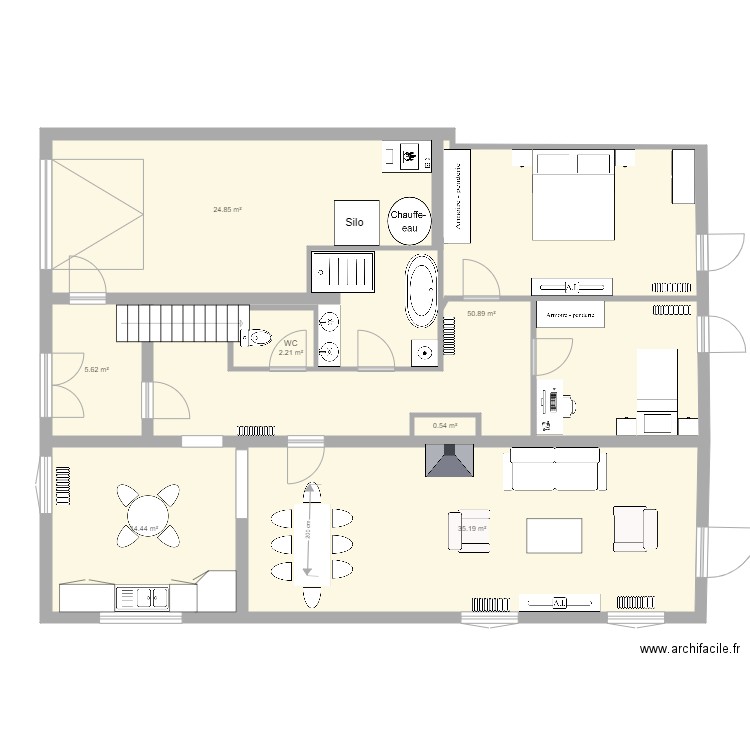 PROJET 2019 RDC. Plan de 0 pièce et 0 m2